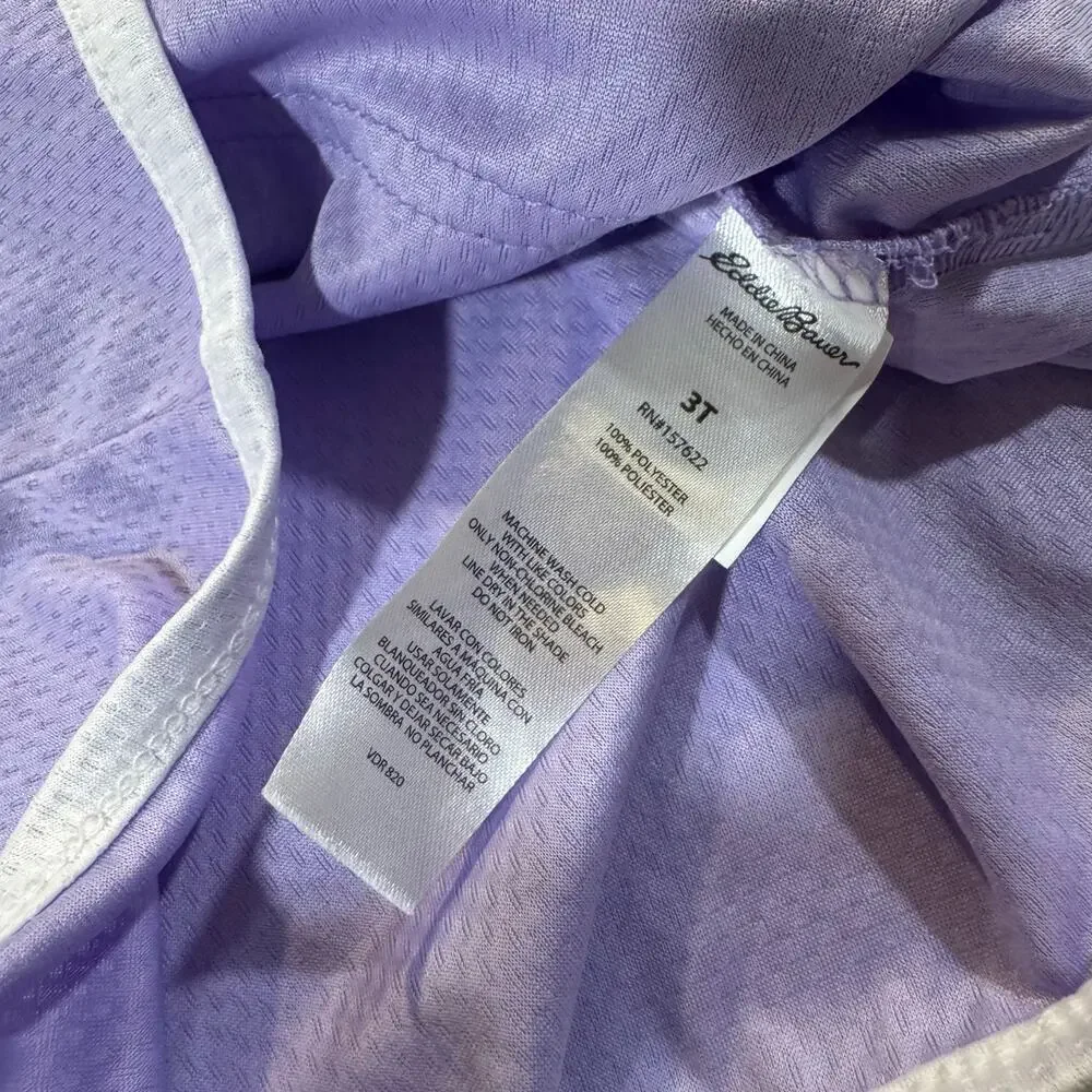 Eddie Bauer Toddler Girl 3T Purple Active Dress - Picture 3 of 4